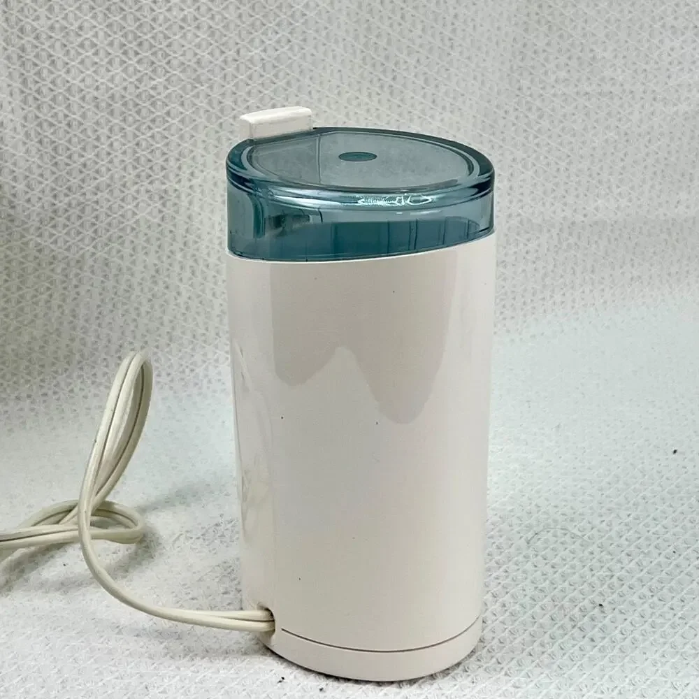 Krups Type 203 Electric Coffee Grinder White 200W Blade Mill Tested Works